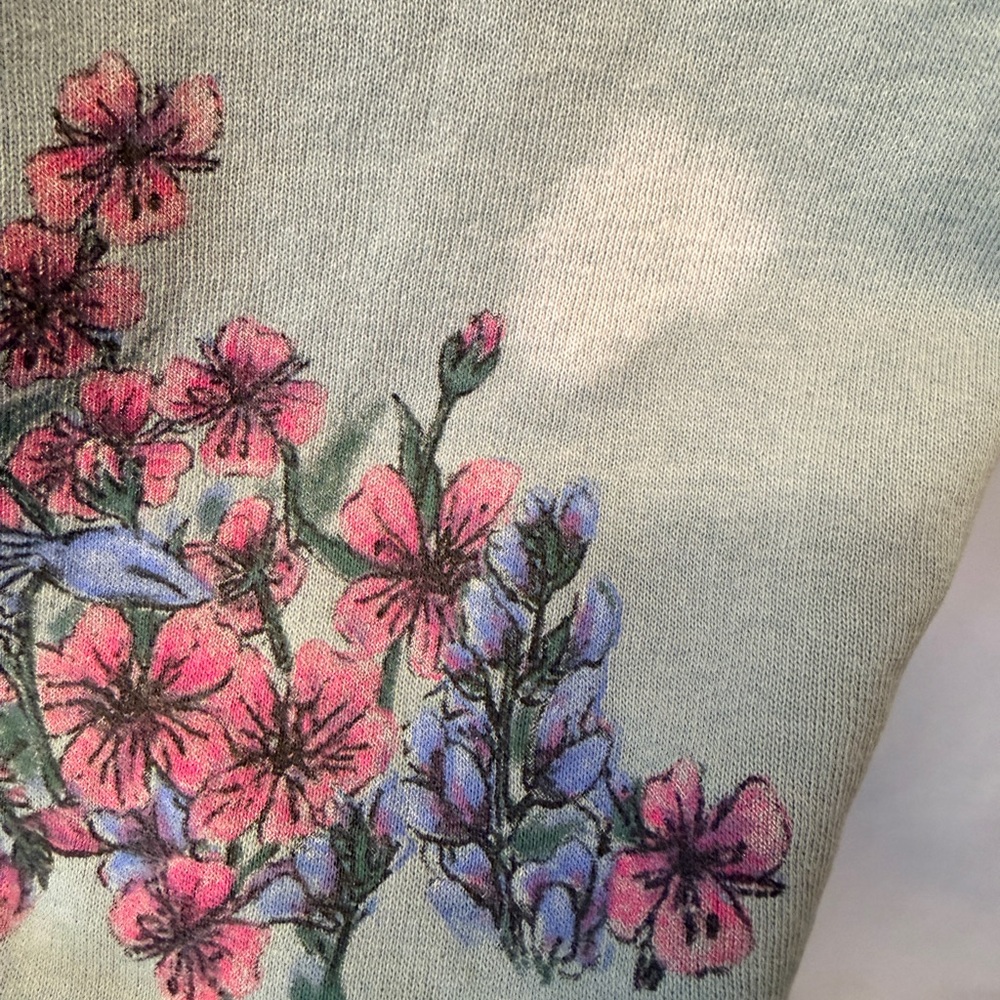 Vintage 90s Art Unlimited Size XL All Over Print Minnesota Sweatshirt Green - Picture 9 of 12